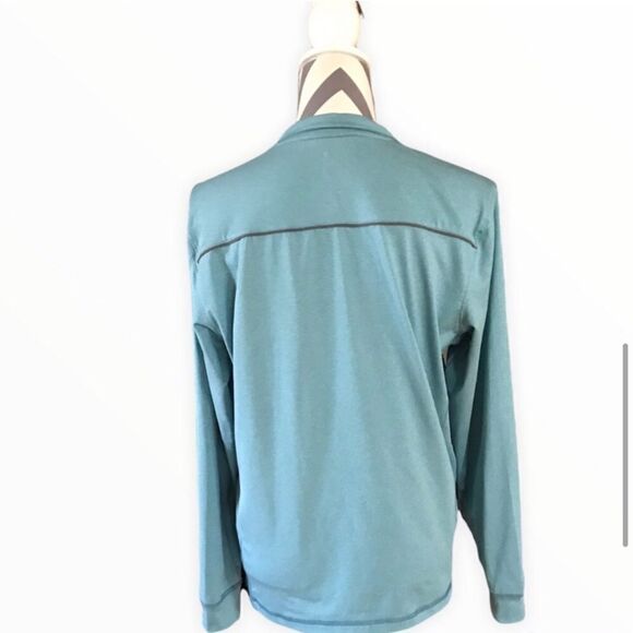 Johnnie-O SMALL 1/4 Zipper Blue Performance Top - Picture 2 of 6